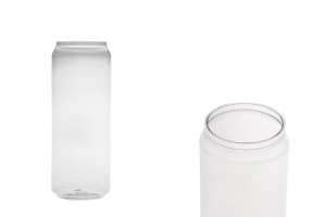 Shishe plastike (PET) transparente 500 ml pa kapak - 100 copë   -imazh_produkt