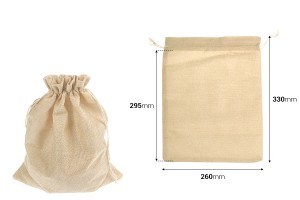 Stoffbeutel 260x330 mm - 20 Stück-εικόνα_διαστάσεις