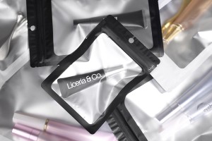 Aluminiumbeutel mit "Zip"-Verschluss 155x235 mm, mit transparenter Vorderseite und Möglichkeit zum Verschließen mit Heißsiegelung - 100 Stück-bildgruppe