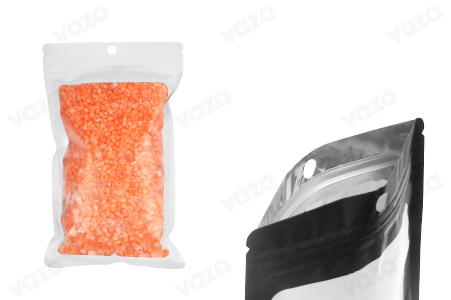 Σακουλάκια αλουμινίου με κλείσιμο "zip" 120x200 mm, με διάφανη μπροστά πλευρά και δυνατότητα σφράγισης με θερμοκόλληση - 100 τμχ Σακουλάκια αλουμινίου με κλείσιμο "zip" 120x200 mm, με διάφανη μπροστά πλευρά και δυνατότητα σφράγισης με θερμοκόλληση - 100 τμχ -εικόνα_προϊοντική