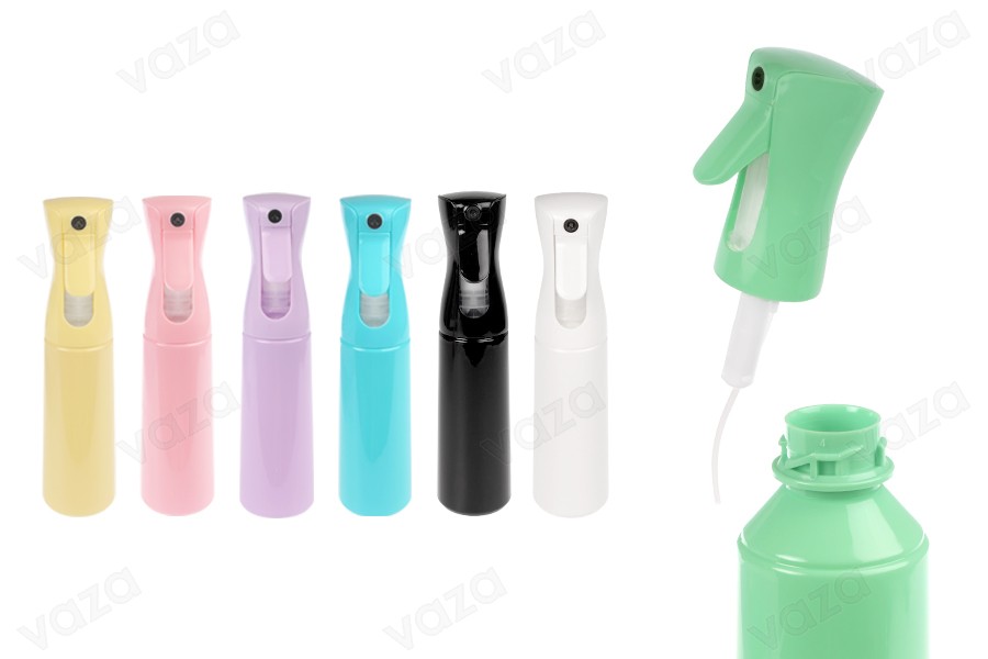 Μπουκάλι ψεκασμού 300 ml, πλαστικό επαναγεμιζόμενο σε διάφορα χρώματα Μπουκάλι ψεκασμού 300 ml, πλαστικό επαναγεμιζόμενο σε διάφορα χρώματα-εικόνα_προϊοντική