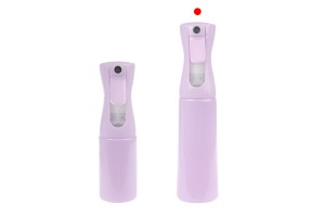 Shishe spreji 300 ml, plastike që mund të rimbushet në ngjyra të ndryshme    -εικόνα_σύνθεση