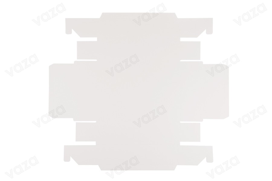 Papierverpackungsschachtel (300 g/m²) 250x180x60 mm mit transparentem Schubladenfenster in Weiß und Kraftfarbe – 12 Stück-εικόνα_σύνθεση
