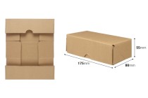Χάρτινο κουτί συσκευασίας 170x80x55 mm 3-φυλλο με αυτόματη συναρμολόγηση - 10 τμχ Χάρτινο κουτί συσκευασίας 170x80x55 mm 3-φυλλο με αυτόματη συναρμολόγηση - 10 τμχ