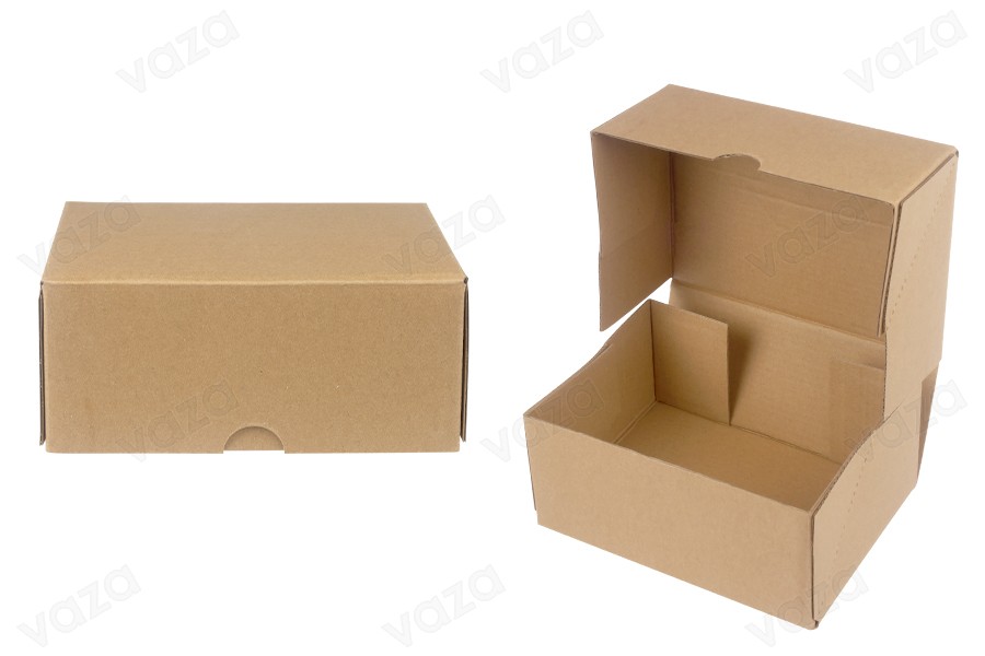 Boîte en carton 170x125x75 mm 3 couches à assemblage automatique - 10 pièces-photo_produit