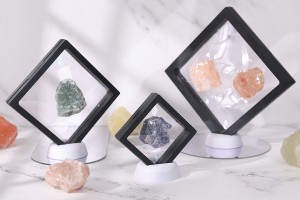 Boîte de présentation en plastique 67x20x67 mm avec film - 10 pièces-3