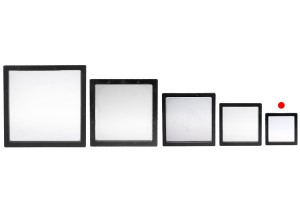 Boîte de présentation en plastique 67x20x67 mm avec film - 10 pièces-6
