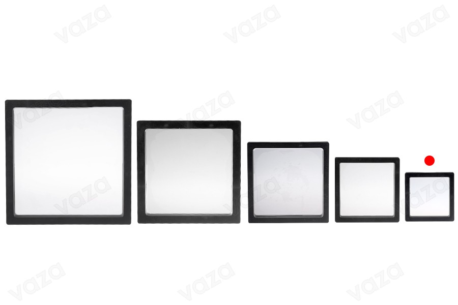 Scatola espositiva in plastica 67x20x67 mm con pellicola - 10 pezzi-gruppo_immagini