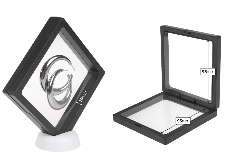 Πλαστικό κουτί προβολής προϊόντων 107x20x107 mm με μεμβράνη - 10 τμχ Πλαστικό κουτί προβολής προϊόντων 107x20x107 mm με μεμβράνη - 10 τμχ