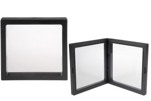 Kunststoff-Produktdisplaybox 137x20x137 mm mit Folie - 10 Stück-1
