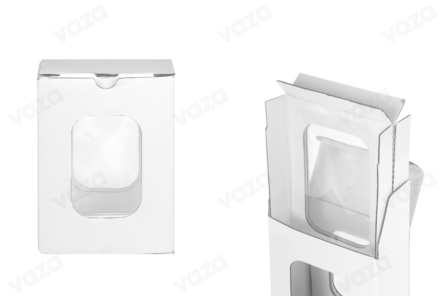 Papierverpackungsschachtel 136x100x46 mm mit innerer Schutzfolie - 20 Stück Papierverpackungsschachtel 136x100x46 mm mit innerer Schutzfolie - 20 Stück-produktbild