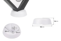 Plastic base for product display boxes 501-2-