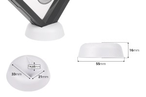 Kunststoffsockel für Warenpräsentationsboxen 501-2--εικόνα_διαστάσεις