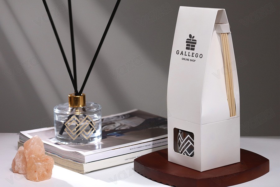 White paper box 85x85x260 mm for room fragrance bottles with stick holder - 20 pcs White paper box 85x85x260 mm for room fragrance bottles with stick holder - 20 pcs-image_group