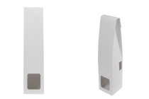 Boîte en carton blanc 60x60x260 mm pour flacons de parfum d'ambiance avec support pour bâtonnets - 20 pièces Boîte en carton blanc 60x60x260 mm pour flacons de parfum d'ambiance avec support pour bâtonnets - 20 pièces