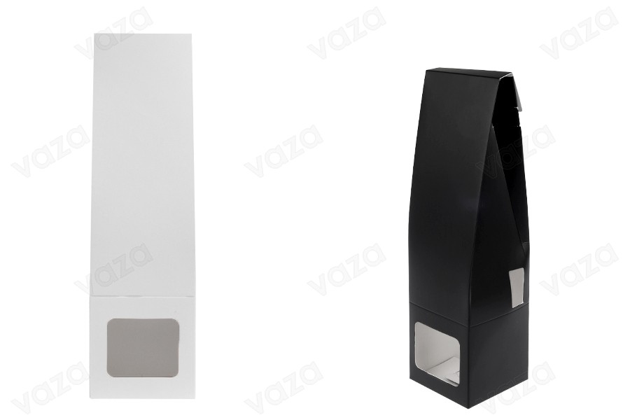 Weiße Pappschachtel 72x72x260 mm für Raumduftflaschen mit Stäbchenhalter - 20 Stück-produktbild