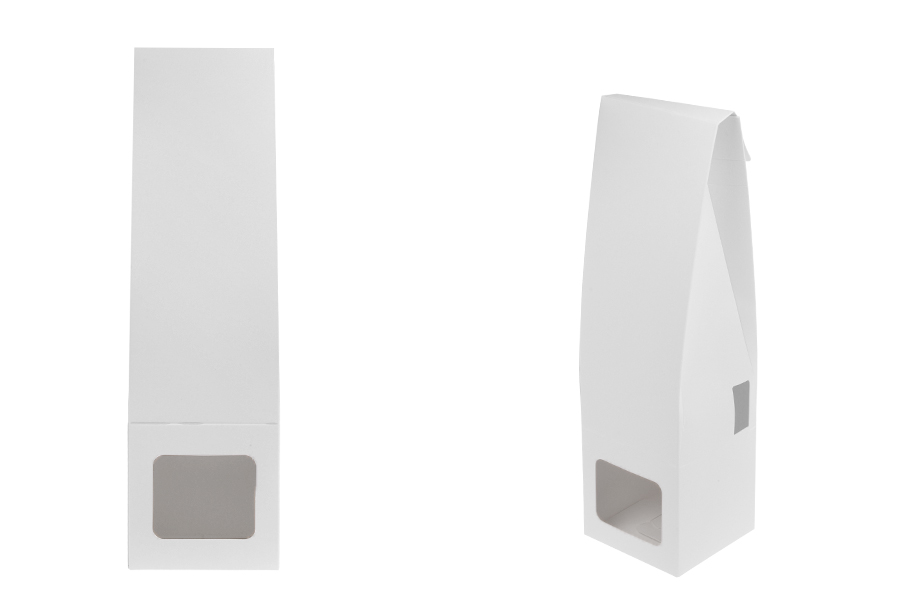 Scatola di carta bianca 72x72x260 mm per flaconi di profumazione per ambienti con porta stick - 20 pz Scatola di carta bianca 72x72x260 mm per flaconi di profumazione per ambienti con porta stick - 20 pz