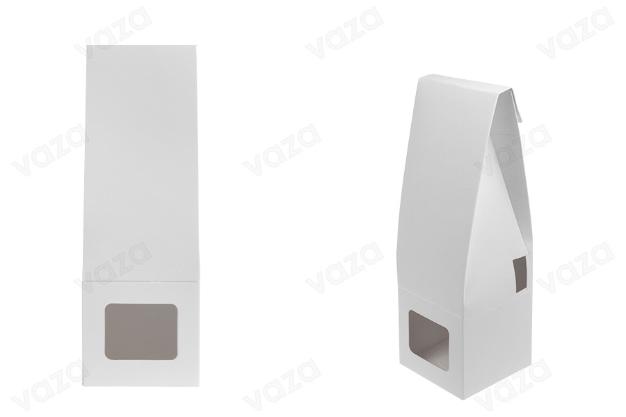White paper box 85x85x260 mm for room fragrance bottles with stick holder - 20 pcs White paper box 85x85x260 mm for room fragrance bottles with stick holder - 20 pcs-image_product