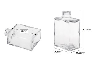 Shishe për liker dhe konjak 200ml-imazh_dimensione