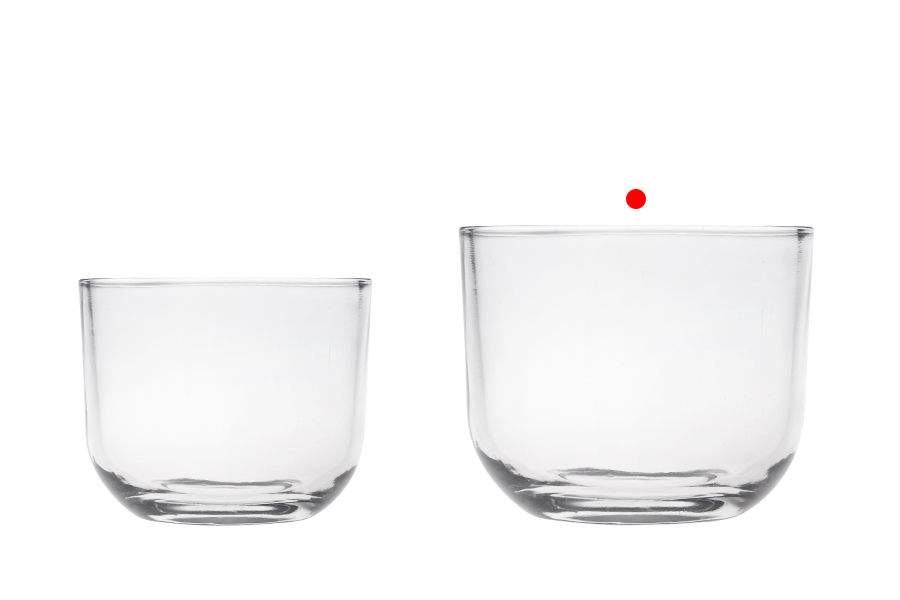 Pot décoratif en verre transparent 121x130 mm pour bougie Pot décoratif en verre transparent 121x130 mm pour bougie-photo_groupe