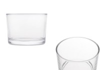 Γυάλινο κυλινδρικό δοχείο 190ml (80x60 mm) Γυάλινο κυλινδρικό δοχείο 190ml (80x60 mm)