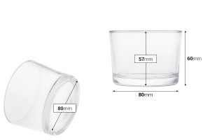 Vase cylindrique en verre 190 ml (80x60 mm)-εικόνα_διαστάσεις