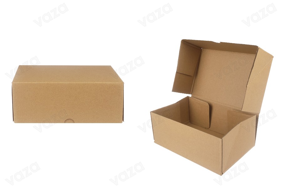 Kartonverpackungsbox 250x160x100 mm 3-lagig mit automatischer Aufstellung - 10 Stk-produktbild