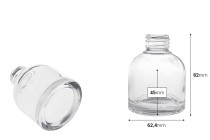 Flacone cilindrico in vetro da 100 ml (PP 28) per profumazione ambiente