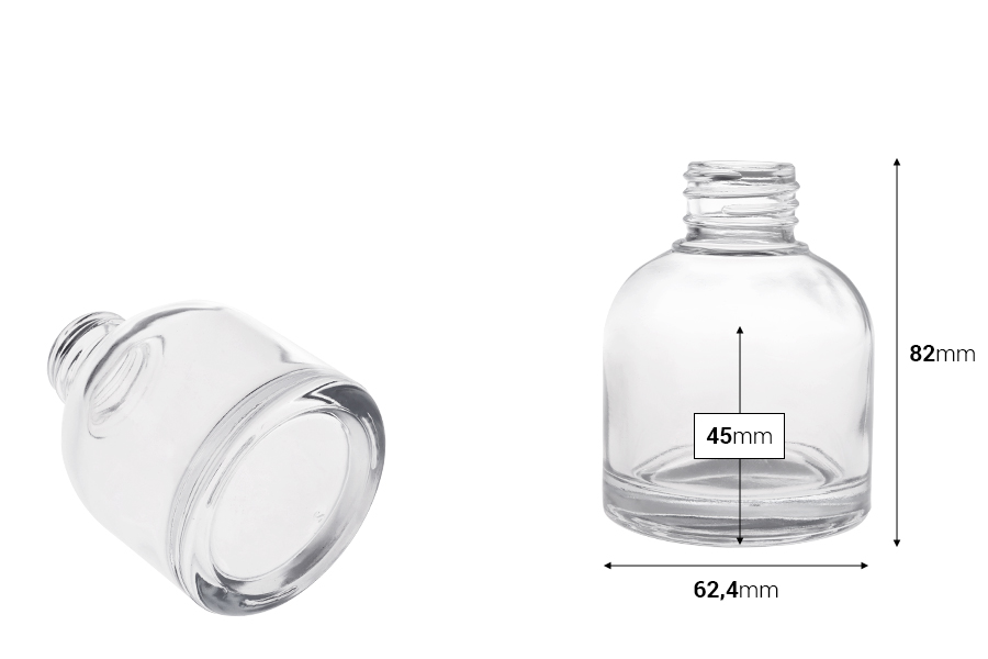 Flacone cilindrico in vetro da 100 ml (PP 28) per profumazione ambiente