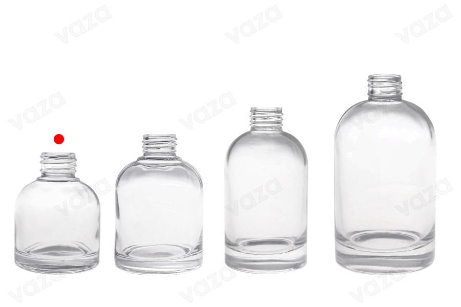Shishe qelqi 100 ml (PP 28) cilindrike për aromatizues ambienti.-imazh_grup