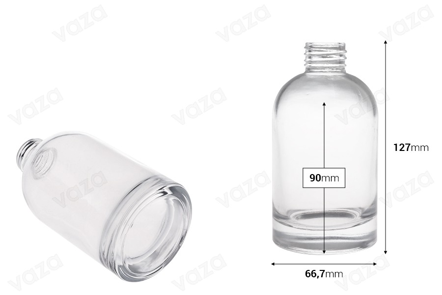 200 ml (PP 28) zylindrische Glasflasche für Raumduft-bildabmessungen