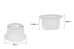 Innerer Sicherheitsstopfen für PP28 Duftraumkappen-εικόνα_διαστάσεις