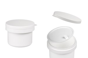 Ersatz-Innenbehälter in Weiß mit weißem Deckel für Code 516-1-100-εικόνα_προϊοντική