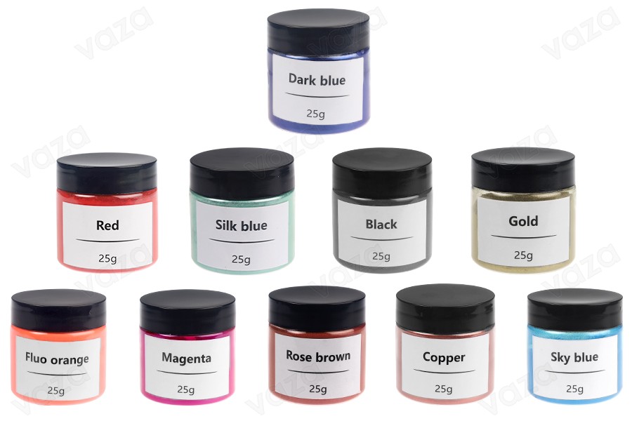 Ngjyrë pluhur (mica) 25 g në ngjyra të ndryshme Ngjyrë pluhur (mica) 25 g në ngjyra të ndryshme-imazh_produkt
