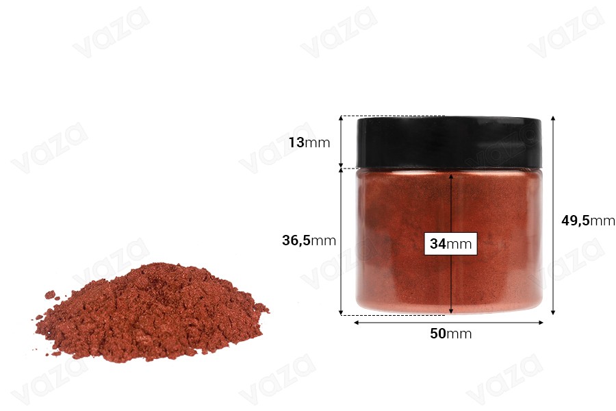 Ngjyrë pluhur (mica) 25 g në ngjyra të ndryshme Ngjyrë pluhur (mica) 25 g në ngjyra të ndryshme-imazh_dimensione
