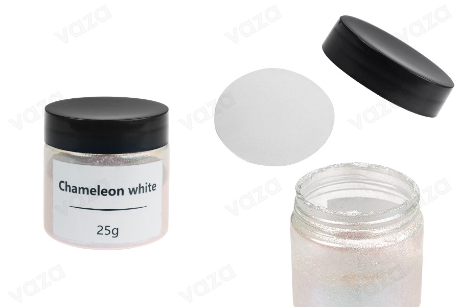 Χρώμα σε σκόνη 25g σε λευκό ιριδίζον χρώμα-εικόνα_προϊοντική