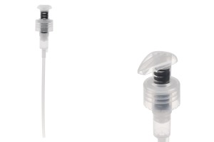 Pompe à crème de sécurité en plastique sans métal 28/410 pour cosmétiques-εικόνα_προϊοντική