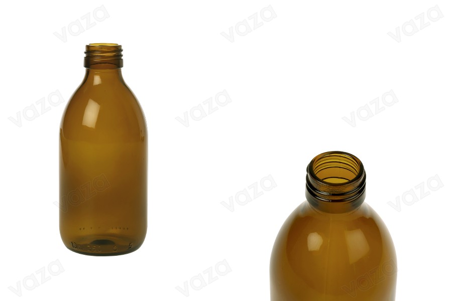 Bottiglia farmaceutica in vetro caramello da 250 ml per profumi e oli essenziali.-immagine_prodotto