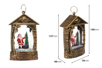 Lanterna decorativa 78x40x127 mm con scena natalizia, effetto neve e illuminazione Lanterna decorativa 78x40x127 mm con scena natalizia, effetto neve e illuminazione-dimensioni_immagine