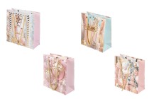 Weihnachtsgeschenktüten aus Papier, 150 x 60 x 145 mm, mit Kordel zum Aufhängen – 12 Stück, verschiedene Designs Weihnachtsgeschenktüten aus Papier, 150 x 60 x 145 mm, mit Kordel zum Aufhängen – 12 Stück, verschiedene Designs-produktbild