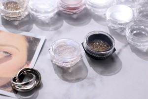 Acryl Cremedose 3ml polygon mit transparentem Deckel -12 Stücke-εικόνα_σύνθεση