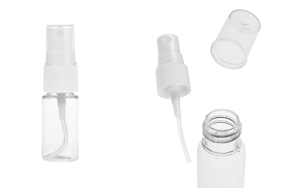 Bottiglia in PET da 10 ml con atomizzatore spray per sostanze oleose in confezione da 12 pezzi Bottiglia in PET da 10 ml con atomizzatore spray per sostanze oleose in confezione da 12 pezzi-immagine_prodotto