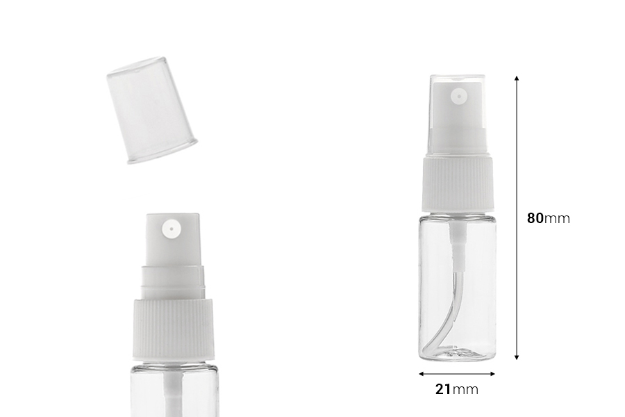 PET Μπουκάλι 10 ml με σπρέι για ελαφρά λιπαρές ουσίες σε συσκευασία των 12 τεμαχίων PET Μπουκάλι 10 ml με σπρέι για ελαφρά λιπαρές ουσίες σε συσκευασία των 12 τεμαχίων