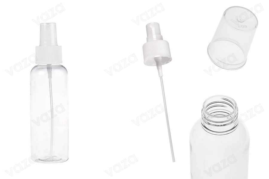 Shishe PET 100 ml me sprej për substanca pak të yndyrshme - pako me 12 copë-imazh_produkt
