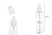 Μπουκάλι 100 ml PET με σπρέι για ελαφρά λιπαρές ουσίες - συσκευασία 12 τεμαχίων-εικόνα_διαστάσεις