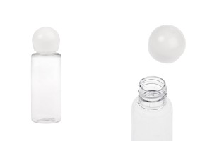 Flacon de shampooing de 20 ml en plastique avec couvercle - Lot de 50 pièces-εικόνα_προϊοντική