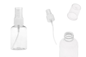 Bouteille PET de 50 ml avec vaporisateur pour les matières huileuses légères en lot de 12 pièces-εικόνα_προϊοντική