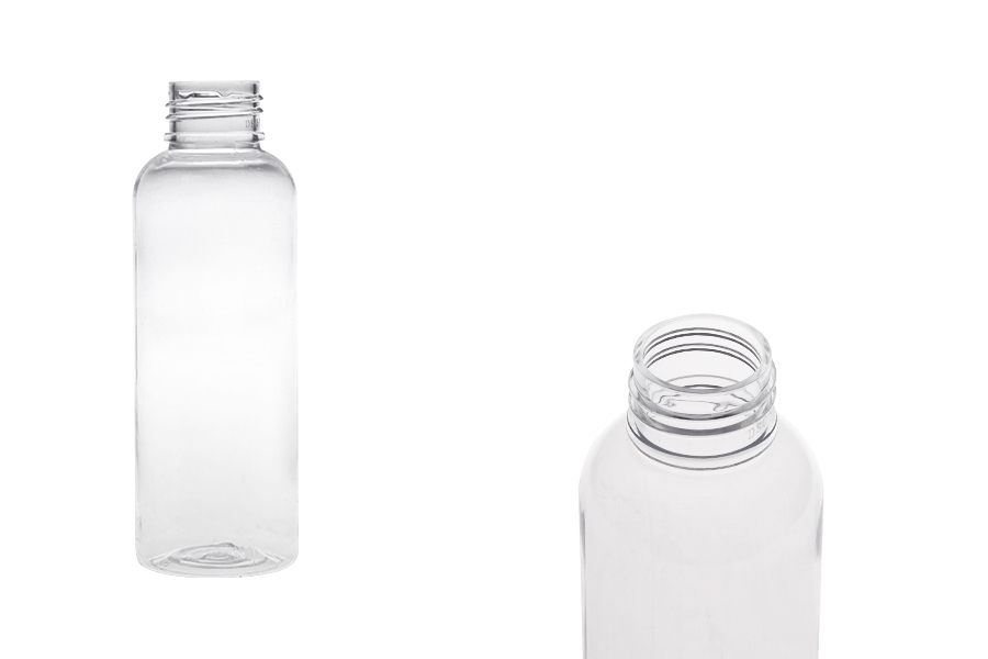 Flacon PET 100 ml cylindrique (PP 24/410) - 12 pièces Flacon PET 100 ml cylindrique (PP 24/410) - 12 pièces-photo_produit