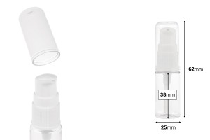 PET-Flasche 10ml mit Pumpe in einer Packung mit 12 Stücken-εικόνα_διαστάσεις
