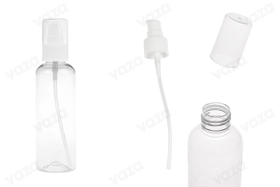 Botiglia in PET 150 ml con erogatore  per creme in confezione da 12 pezzi-immagine_prodotto